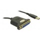 Delock Adaptador Cable USB 1.1 a paralelo(DB25H)